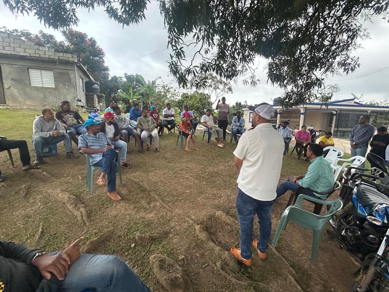 Encuentro con la comunidad el corozo.